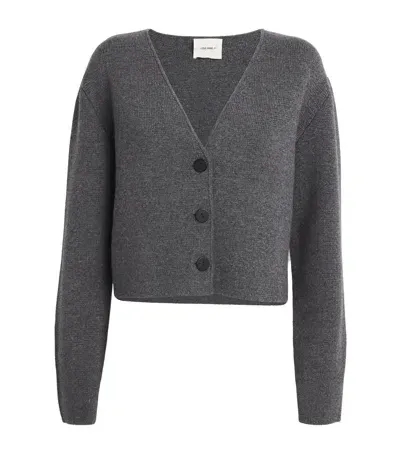 Lisa Yang Organic Cashmere Giulietta Cardigan In Grey