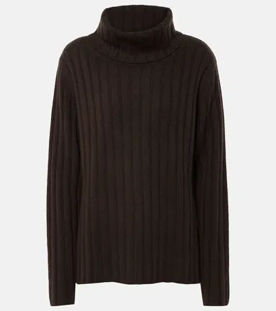 Lisa Yang Raphaella Turtleneck Cashmere Sweater In Brown