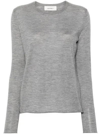 Lisa Yang Sweaters In Grey