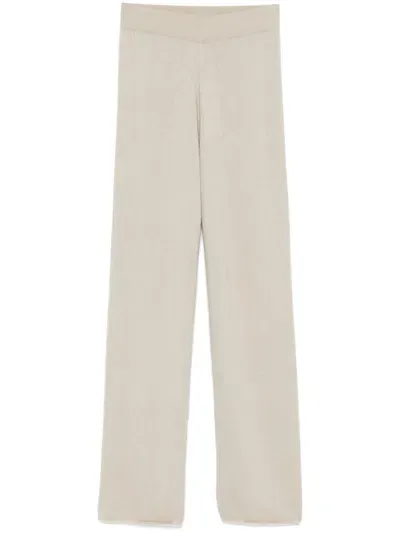 Liska Cashmere Track Trousers In 中性色