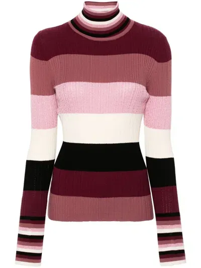 Liu •jo Colourblock Sweater In Multicolour