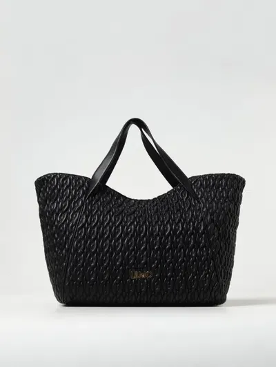 Liu •jo Quilted Tote Bag In Black