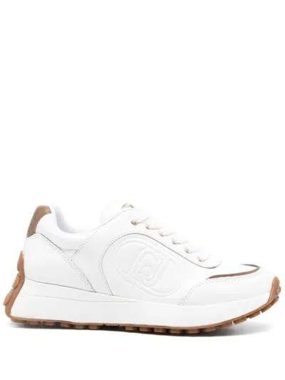 Liu •jo Logo-debossed Sneakers In White