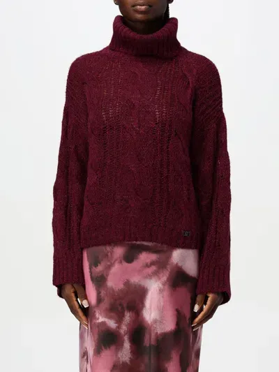 Liu •jo Sweater Liu Jo Woman Color Burgundy In Burgunderrot