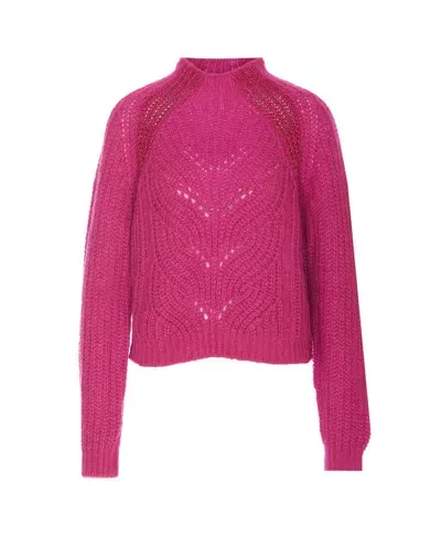 Liu •jo Mixed Alpaca Sweater In Multicolour