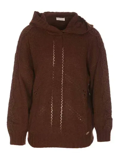 Liu •jo Liu Jo Sweaters In Brown