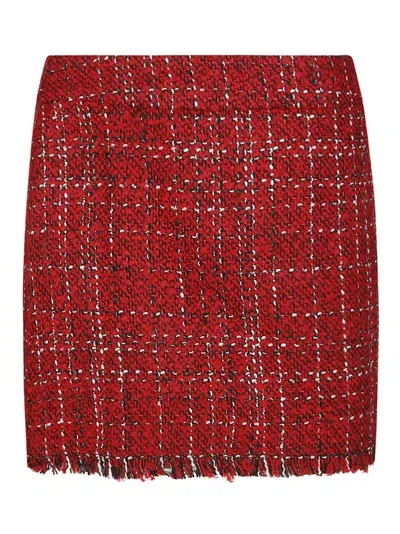 Liujo Minigonna Boucle In Red