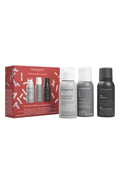 Living Proof ® Brilliant Stylers, Spark Joy Set (limited Edition) $54 Value In White