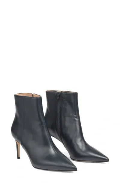 Lk Bennett Aster Stiletto Bootie In Navy