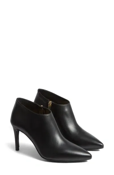 Lk Bennett Elle Pointed Toe Bootie In Black