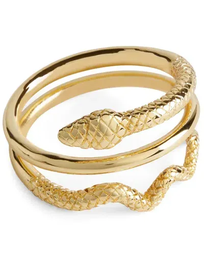 L'objet Snake Napkin Jewels (set Of Four) In Gold