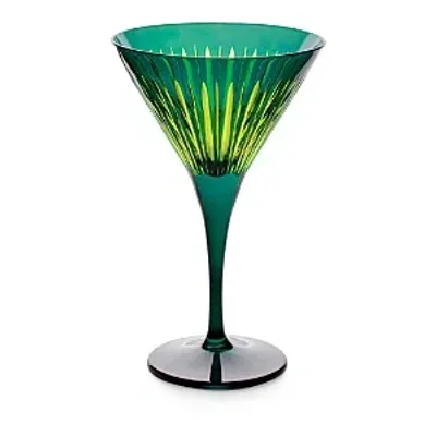 L'objet Prism Martini Glasses, Set Of 4 In Green