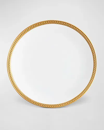 L'objet Soie Tressee 24k Gold-plated Dessert Plate