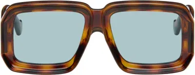 Loewe Brown Paula's Ibiza Dive In Mask Sunglasses