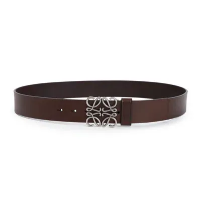 Loewe Chunky Anagram Belt In Brown