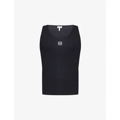 Loewe Anagram Tank Top In Black