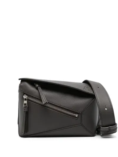 Loewe Mini Puzzle Belt Bag In Brown