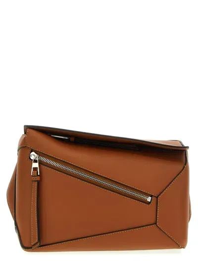 Loewe Puzzle Crossbody Bags In Brown