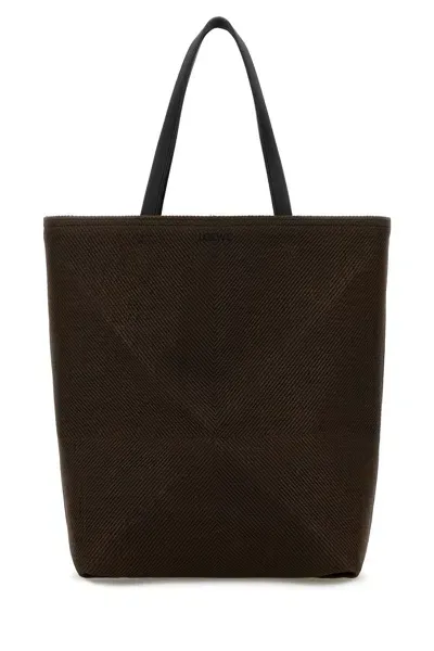 Loewe Puzzle Fold Tote Large-tu Nd  Male In Brown