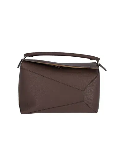 Loewe 'puzzle' Large Crossbody Bag In Brown