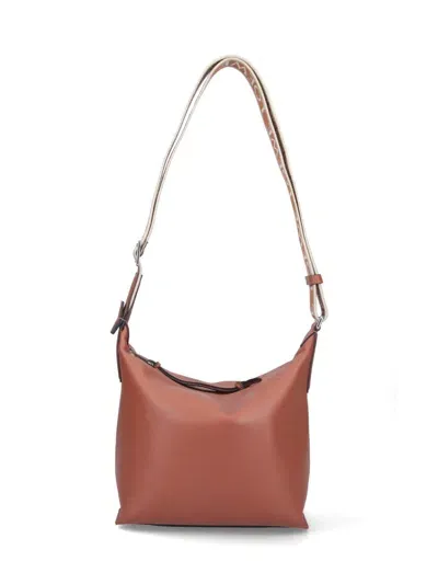 Loewe Small Crossbody Bag "cubi" In Brown