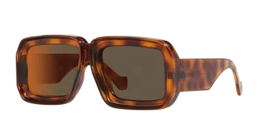 Loewe Unisex Sunglass Paulas Ibiza Lw40064u In Brown