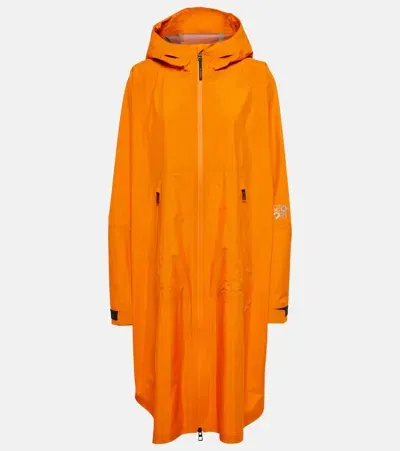 Loewe X On Logo Technical Cape In Orange