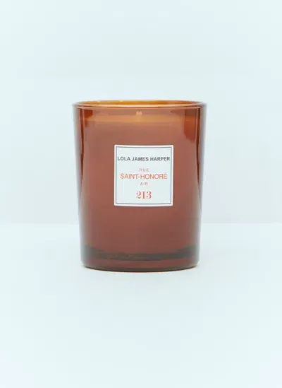 Lola James Harper 213 Rue Saint-honoré Air Candle In Brown