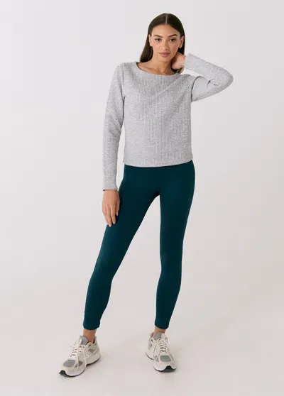 Lole Clover Sweatshirt In Light Grey Heather