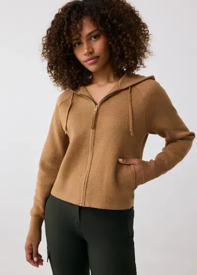 Lole Willow Zip Cardigan In Carmel