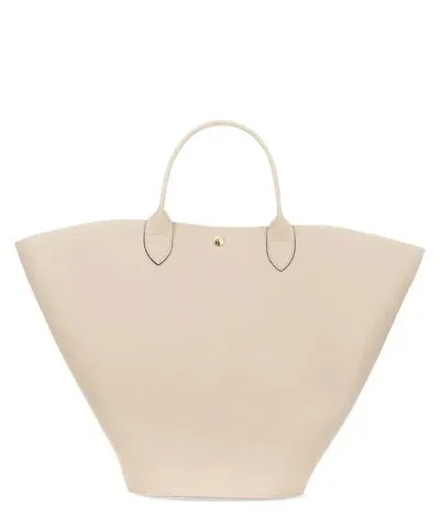 Longchamp Épure Xl Tote Bag In White