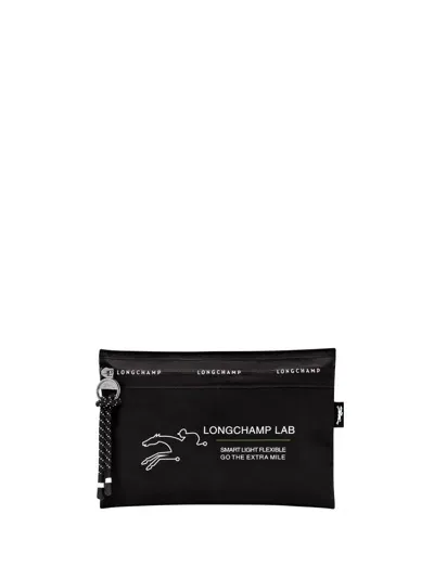 Longchamp `le Pliage Energy` Pouch In Black  