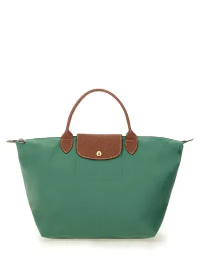 Longchamp Le Pliage Medium Bag In Green