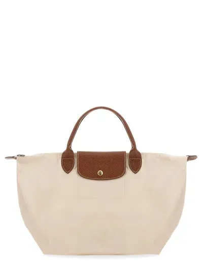 Longchamp Le Pliage Original Medium Tote Bag In White