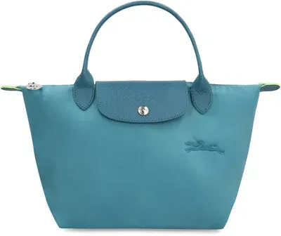 Longchamp Le Pliage Small Top Handle Bag In Green