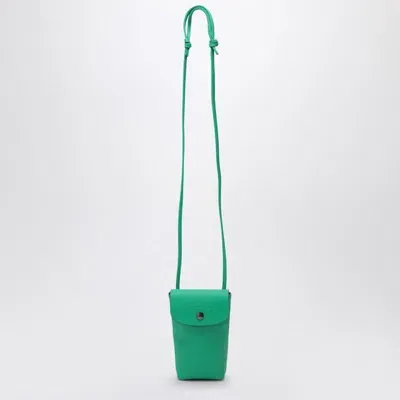 Longchamp Le Pliage Xtra Mobile Phone Holder With Shoulder Strap In Green