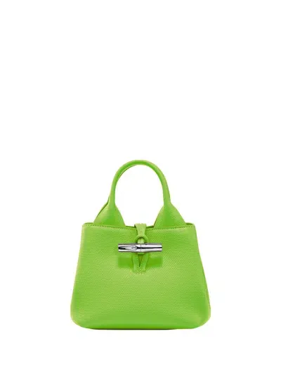 Longchamp `le Roseau` Extra Small Handbag In Green