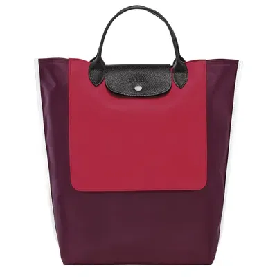 Longchamp Sac Cabas M Cabas  In Burgundy