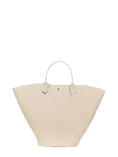 Longchamp Shopping Bag Xl Épure In White