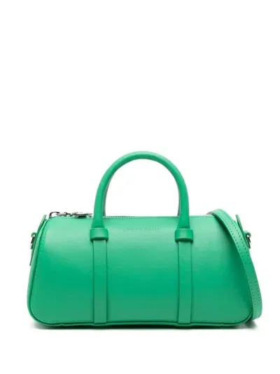 Longchamp Small Daylong Leather Tote Bag In Green