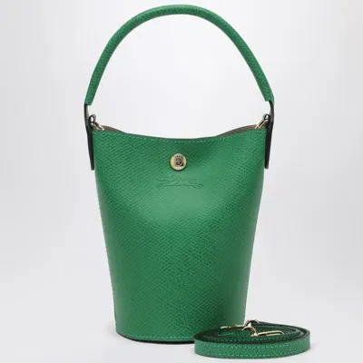 Longchamp Xs Épure Bucket Bag In Green