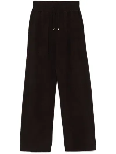 Lorena Antoniazzi Drawstring Sweatpants In Black