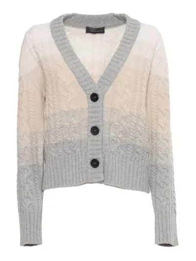 Lorena Antoniazzi Knit Cardigan In White