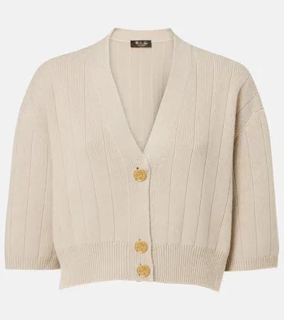 Loro Piana Cervatto Cashmere Cardigan In B4k2 Nutmeg See Mel