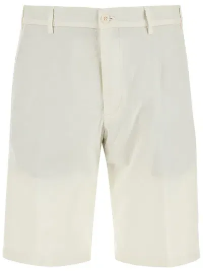 Loro Piana Cotton Bermuda Shorts In White