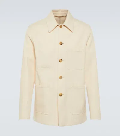 Loro Piana Kora Cotton Jacket In White