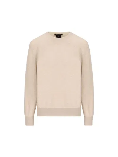 Loro Piana Cashmere Pullover In Beige