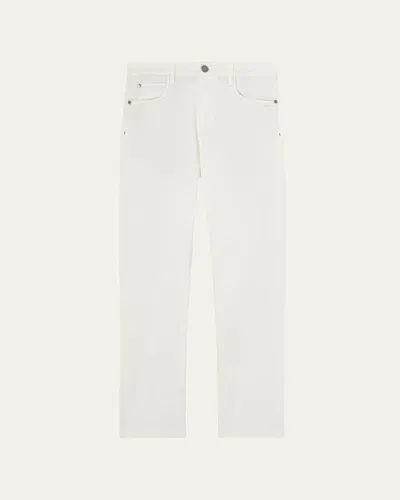 Loro Piana New York Slim-fit Straight-leg Jeans In White