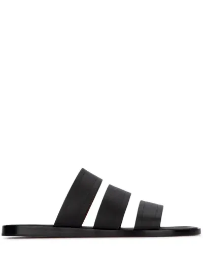 Loro Piana Naha Sandals In Black