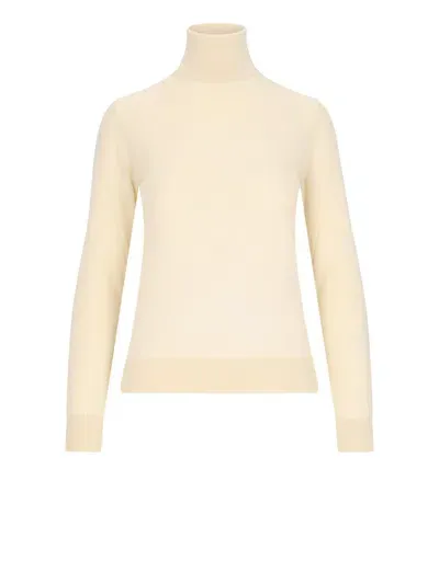 Loro Piana 'neo Piuma' Turtleneck In Soft Butter